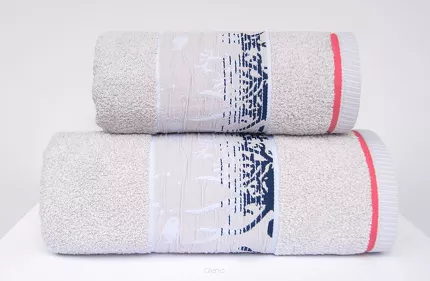 Ręcznik Greno Kriti 50x90 Popielaty