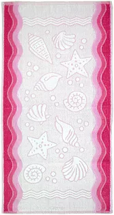 Ręcznik Greno Flora Ocean 70x140 Róż