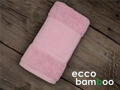Ręcznik Greno Ecco Bamboo 50x90 Różowy