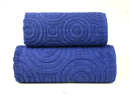 Ręcznik Greno Emma 2 70x140 Granatowy