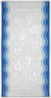 Ręcznik Greno Flora Ocean 50x100 Niebieski