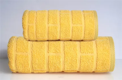 Ręcznik Greno Brick 70x140 Żółty