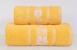 Ręcznik Greno Margarita 50x90 Żółty