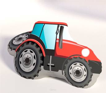 Poduszka Dziecięca Greno 40x40 Traktor