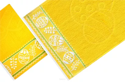 Ręcznik Greno Wielkanocny 30x50 Żółty