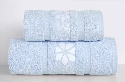 Ręcznik Greno Margarita 30x50 Błękitny