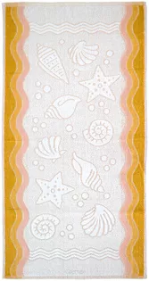Ręcznik Greno Flora Ocean 40x60 Żółty