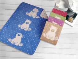 Kocyk Dla Dzieci Greno 100x150 Sweet Bear Niebieski