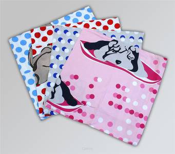 Poszewka Satynowa Greno Dziecięca Sharp Pei Turkus 40x40 Sklep Greno