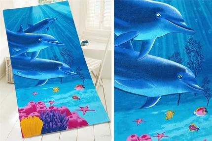 Ręcznik Greno Plażowy 75x150 Dolphins
