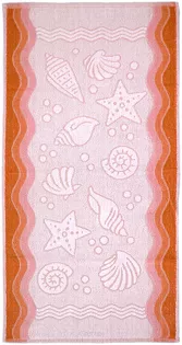 Ręcznik Greno Flora Ocean 70x140 Brzoskwinia