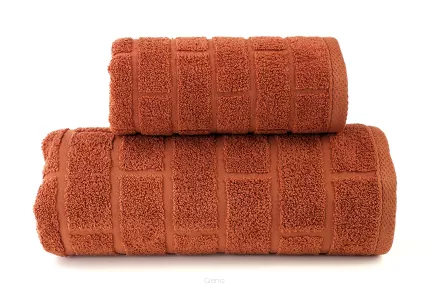 Ręcznik Greno Brick 70x140 Spalony Karmel