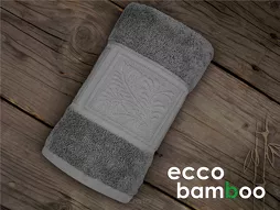 Ręcznik Greno Ecco Bamboo 50x90 Popielaty