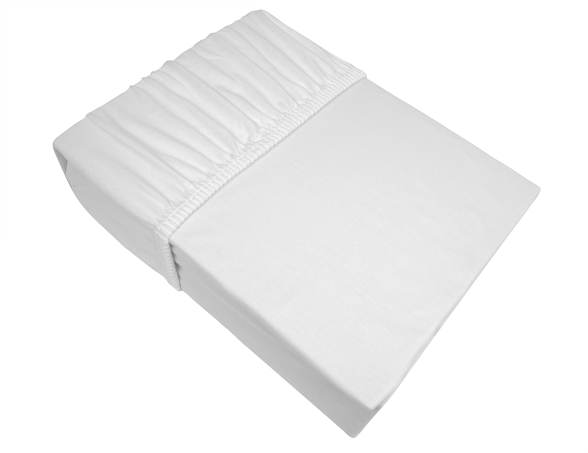 Prześcieradło Jersey Bielbaw z Gumką 140x200 Białe
