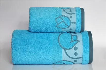 Ręcznik Greno Tulipano 70x140 Niebieski
