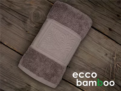 Ręcznik Greno Ecco Bamboo 70x140 Brąz