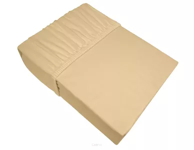 Prześcieradło Jersey Bielbaw z Gumką 220x200 Cappuccino