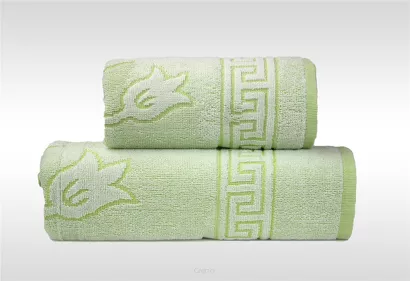 Ręcznik Greno Flora 2 70x130 Zielony