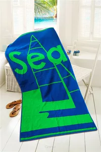 Ręcznik Greno Plażowy 80x160 Kapitański Zielon