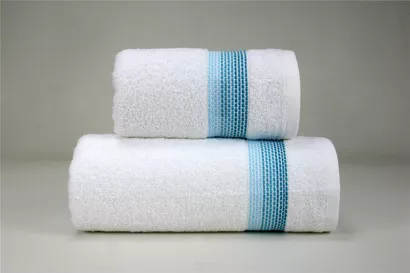Ręcznik Frotex Ombre 50x90 Biały/Aqua
