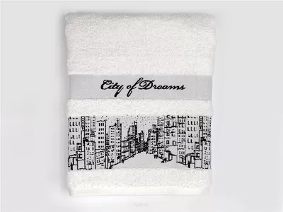 Ręcznik Greno City Of Dream 70x140 Biały