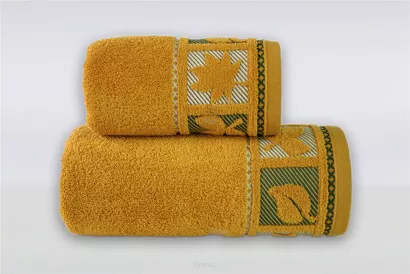Ręcznik Greno Love Natura 50x90 Żółty