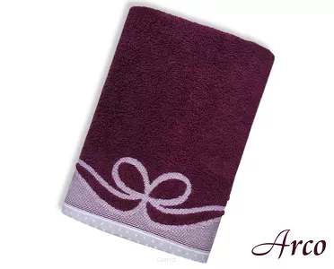 Ręcznik Greno Arco 50x90 Śliwkowy